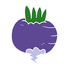 cartoon doodle turnip