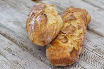 freshly baked bread