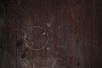 Old wooden board with stains for background