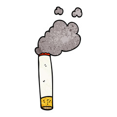 cartoon doodle cigarette