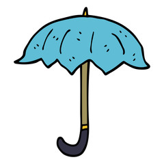 cartoon doodle open umbrella