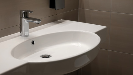 Sink washbasin bathroom clean modern faucet tap