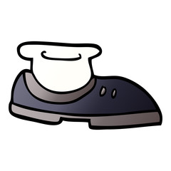 Fototapeta premium cartoon doodle shoe with sock