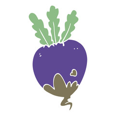 cartoon doodle beet root