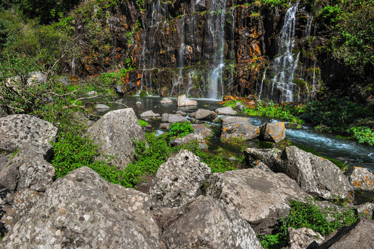 Dashbashi Canyon and Khrami river in Tsalka region, Georgia