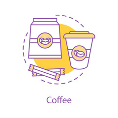 Coffee house concept icon