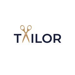tailor logo. vector design