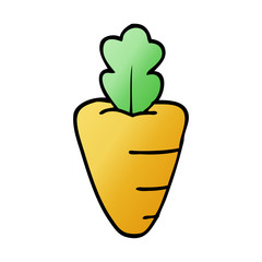 cartoon doodle carrot