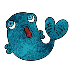 cartoon doodle of a fish