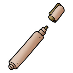 cartoon doodle office pen