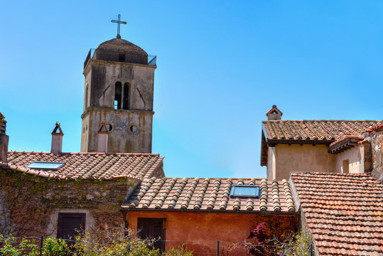 View of the Medieval Town of Fara in Sabina - Rieti, Italy