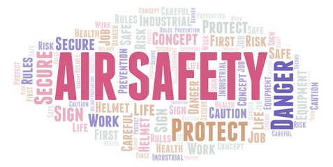 Air Safety word cloud.