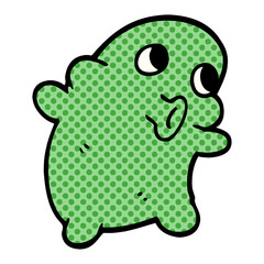 cartoon doodle weird alien