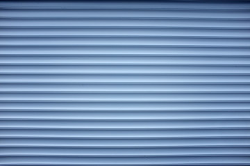 Blue painted roller shutter background