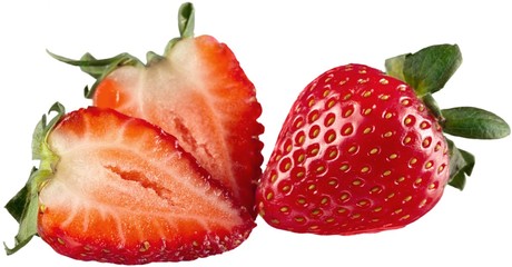 Fresh and Tasty Strawberries - Isolated