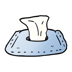 cartoon doodle toilet wipes