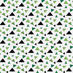 Trendy Geometric Elements Memphis Pattern