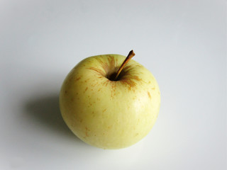 green apple isolated on white background
