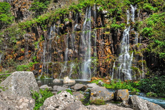Dashbashi Canyon and Khrami river in Tsalka region, Georgia
