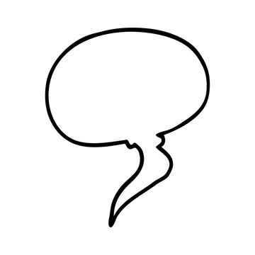recommend clip art: line drawing cartoon speech bubble