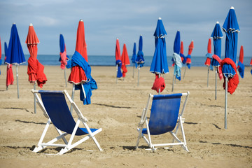Deauville beach view