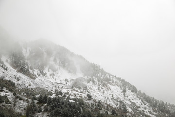 Fototapeta na wymiar Winter in Pyrenees