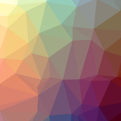 Obraz premium Abstract illustration of red square low poly background.
