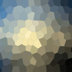 Obraz na płótnie Canvas Illustration of Square blue and yellow pastel Middle size hexagon background.