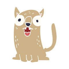 Obraz na płótnie Canvas cartoon doodle funny cat