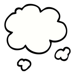 cartoon doodle cloud