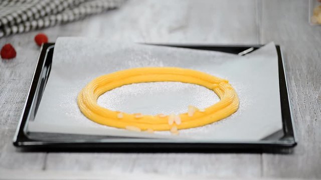 The Process of Making Paris Brest.