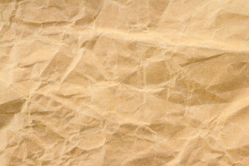 Brown wrinkle recycle paper background