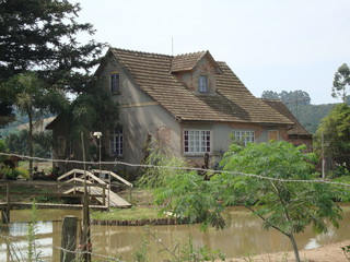 old house in village