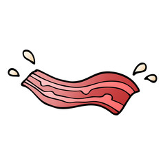 cartoon doodle bacon