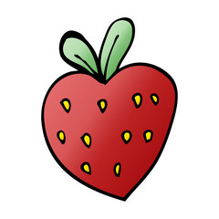 cartoon doodle strawberry fr