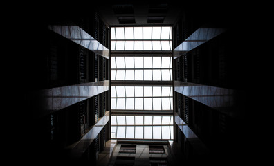 Patio interior, arquitectura
