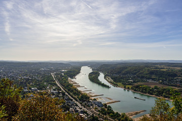 Rhein view from mountain