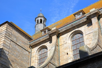 Saint Sauveur Chapel, located inside the walled city of Saint Malo, Brittany, France