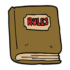 cartoon doodle rule book