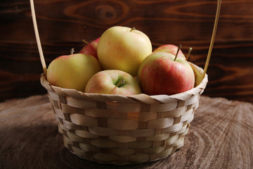 basket full apple