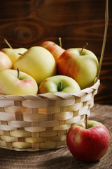 basket full apple