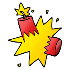 cartoon doodle dynamite