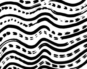 Brush pattern. Grunge background. Vector.