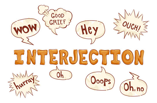 Doodles Interjections Illustration