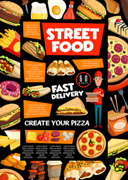 Street food and fastfood delivery service