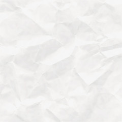 Naklejka premium White square abstract vector background -- crumpled pack paper texture
