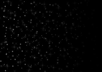 Abstract night flickering flash lights background