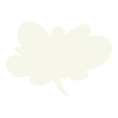 flat color illustration of a cartoon steam design element