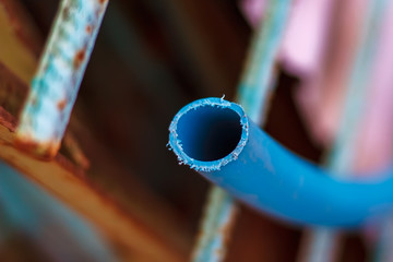  cut of the rubber hose. Rubber tube