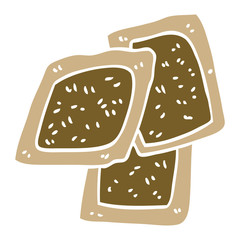 cartoon doodle teabags